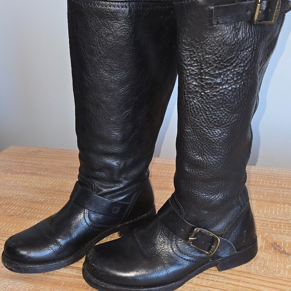 Frye Veronica Slouch Black